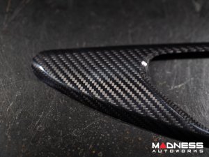 Alfa Romeo Giulia Interior Door Handle Surround Trim Kit - Carbon Fiber - Feroce Carbon